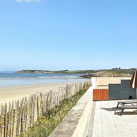 Appartement Pour 3 Personnes Sur La Plage Les Pieds Dans Leau Plonévez-Porzay Exterior foto